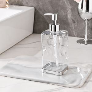 TEMU 1개 모던 치즈형 비누 디스펜서 병 - 프탈레이트 프리 플라스틱 스탠드형 로션/샤워젤/핸드 솝 디스펜서, 가정 및 호텔 욕실용 - 프탈레이트 프리 (페놀, 프탈레이트 프리)