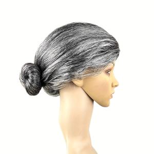 TEMU 여성용 자연스러운 회색/흰색/검정색/금발/갈색/회색/대머리 가발 - 리얼리스틱 노인 할머니 가발, 코스프레, 코스튬 파티, 연극, 일상용 - 편안하고 쉽게 착용 가능한 노인 여성 가발, 역할놀이 및 테마 이벤트용 (접착제 필요 없음/쉬운 적용) - 사계절 사용 가능, 다양한 색상 옵션, 자연스러운 외관과 느낌, 어머니날 및 카니발 코스튬에 적합