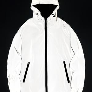 TEMU 남성용 사계절 캐주얼 스트리트웨어 스포츠 댄싱 퍼포먼스 후드 지퍼 방풍 레귤러 재킷