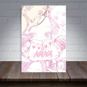 TEMU 1개 무테 애니메이션 영화 포스터 - 핑크 & 화이트 귀여운 캐릭터 캔버스 벽 예술, 12x18인치, 복잡한 디테일의 생생한 일러스트레이션, 침실, 사무실, 거실 또는 카페 장식에 완벽함, 애니메이션 룸 데코