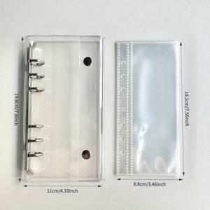 TEMU 【A6 하프 스티커 보관북】 루스리프 저널 테이프 컷 필름 디바이더 스티키 노트 앨범 소재 수집