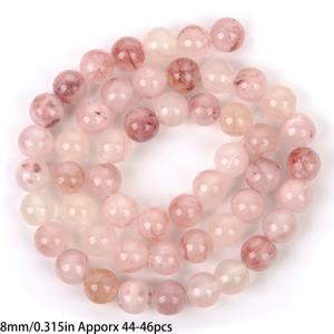 TEMU 5A 천연 레드 페르시안 스톤, 팔찌, 목걸이, 귀걸이 제작에 적합, 발렌타인데이 선물 및 선물로 완벽, 6/8/10mm 사이즈.