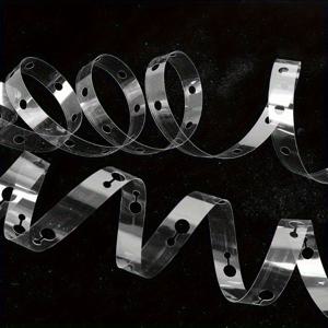 TEMU 2개 풍선 체인, 500cm 장식용 풍선 스트립 테이프 롤, 이중 구멍 풍선 아치 화환 키트, 생일, 결혼식, 파티에 적합한 DIY 내구성 있는 플라스틱 풍선 체인 액세서리