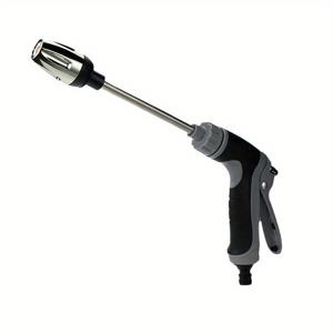 TEMU 1개 다용도 고압 세차 스프레이 건 (퀵 커넥트 어댑터 포함) | 플라스틱, 미충전, 애완동물 및 야외 청소용, 3/4 & 1/2 호스 노즐 미포함, 배터리 없음