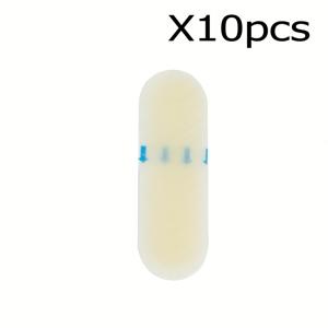 TEMU 10pcs 현실적인 눈썹 전달 스티커 - 실리콘 연습 도구, 타투 및 자수 훈련, 파란색 라인 디자인, 쉽게 식별 가능, 향수 없는 및 배터리 없는, 타투 훈련 용품 | 현실적인 눈썹 디자인 | 세부적인 눈썹 스티커