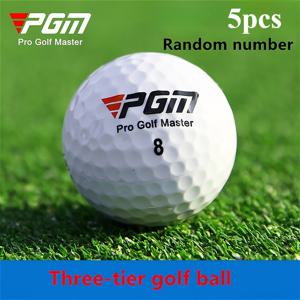 TEMU 5개 또는 10개 팩 프로 골프 마스터 화이트 3층 골프 공, 나트륨 이온 및 구리 코어, 성인용 전문급