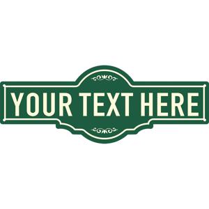 TEMU 개인 맞춤 알루미늄 야외 간판 (가로등, 식당 방향 표지판, 마당 간판, 차고 간판, 10가지 색상으로 맞춤 제작 가능)