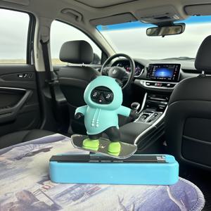 TEMU 귀여운 만화 곰돌이 피규어 차량 대시보드 장식, 장난기 넘치는 작은 곰돌이 액세서리.