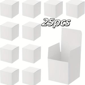 TEMU 8/25pcs, 12*12*12cm, 간단한 흰색 머그 선물 상자, 두꺼운 접이식 소품 포장 상자, 생일, 결혼식, 크리스마스, 새해, 데이, 어머니의 날, 아버지의 날, DIY 등에 완벽합니다.