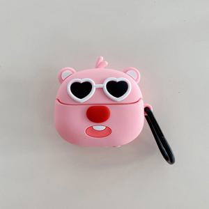TEMU 삼성 갤럭시 Buds3 무선 이어버드용 - 사랑스러운 비버 디자인, 남녀공용 귀여운 보호 케이스