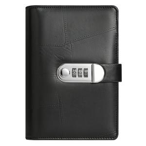 TEMU A6 인조 가죽 비밀번호 잠금 현금 계획서 노트 (예산 및 비용 추적용)