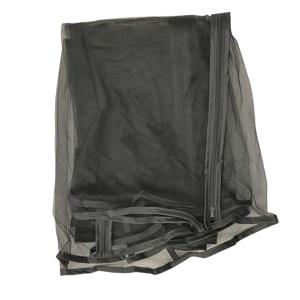 TEMU 모든 토지 접이식 화물차 곤충 넷 커버, 다기능 정원 카트 액세서리 모기 넷 - 야외 모험 보호 모기 방지 커버, 검은 폴리에스테르 메쉬, 지퍼 클로저, 짠, 비방수 방수, 모든 계절을 위한 캠핑 장비