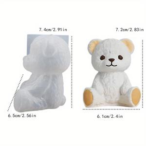 TEMU 동물 비누 레진 공예, 석고 양초 몰드, 수제 얼음 큐브 몰드, 홈 데코 선물용 실리콘 몰드