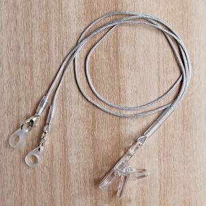 TEMU 안전하게 귀걸이를 벽에 걸 수 있습니다. 내구성이 뛰어난 잃어버린 것을 방지하는 줄로, 투명한 플라스틱 케이스, 금속 클립, 편안한 실리콘 링 - 어린이를 위한 완벽한 제품, 14.2인치, 투명한 스트랩 디자인, 안전한 걸림 | 투명한 플라스틱 케이스 | 금속 클립 패스너