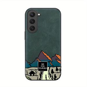 TEMU 직접 확인하세요, 삼성 S25/S24 울트라/S24+/S23플러스/S22/S21FE/S20/노트10/노트20용 럭셔리 PU 가죽 휴대폰 케이스, 보호 기능, 고품질