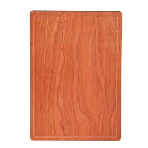 TEMU 1개 2.5cm 두께의 단단한 목재 커팅 보드 - 양면 사용 가능, 치즈, 고기, 빵, 과일 및 채소용 - 델리 보드, 야외 레스토랑, 가정용, 캠핑용 휴대 가능한 주방 필수품