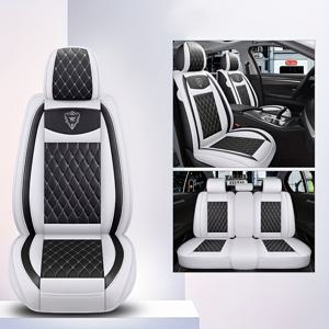 TEMU 다섯 인용 범용 카시트 커버, 사계절용 차량 시트 보호커버, 다섯 인용 모델 호환, 방수 및 내마모성 세단 및 SUV 시트 커버