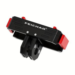 TEMU FEICHAO 알루미늄 합금 자석 마운트 퀵 릴리스 베이스 브래킷 2슬롯 어댑터 - Insta360 ACE Pro2 액션 카메라용 액세서리