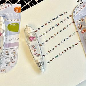 TEMU 다색 핫 에어 볼로넌 스탬핑 펜과 레이스 스탬프 - DIY 공예, 스크랩북, 및 일기장에 이상적 | 손수작업 프로젝트, 스크랩북 액세서리, 손수작업 프로젝트를 강화하는 독특한 풍선 디자인 | 밝은 패턴 | 내구성 있는 스탬핑 도구, 핫 에어 볼로넌 장식