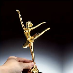 TEMU 1개 조각상 - 우아한 댄싱 포즈의 장식품, 실내/실외용 홈, 오피스, 카페, 극장 - 할로윈, 크리스마스, 발렌타인데이, 어머니날 선물 추천 - 전기 불필요한 발레 아트 소품, 사무실 장식, 미술 조형물, 금속 피규어, 인테리어 소품|인테리어소품