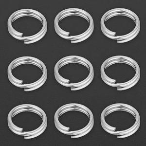 TEMU 300개 화이트 K 합금 6mm 더블 레이어 점프 링, DIY 키체인용, 쥬얼리 펜던트 제작에 적합한 듀얼 오픈 링크 커넥터, 키링, 가방 체인 참 연결부, 폰 체인 커넥터 링, 스플릿 링, 이중 루프, 귀걸이 댕글 클라스프, 더블 레이어 커넥션 링 및 액세서리 만들기 재료