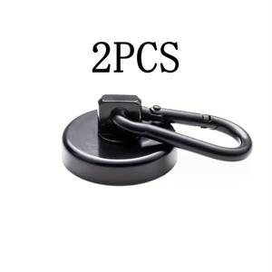 TEMU 1.26인치 및 0.78인치의 강력 자석 후크 2개 세트 - 360° 회전, 녹 방지 광택 금속 디자인, 바베큐, 주방, 차고, 냉장고, 크루즈선에 적합 - 스테인리스 스틸로 제작된 현대적인 외관 디자인
