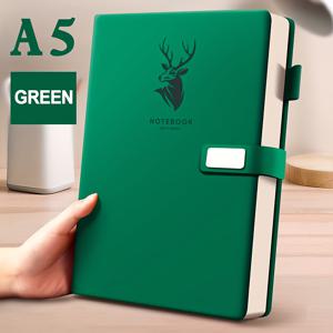 TEMU 빈티지 레드 & 인조 가죽 저널 세트 - A5 줄무늬 노트북, 총 400페이지, 탄성 클로저가 있는 하드커버, 우아한 사슴 디자인, 사무실, 대학 및 계획에 적합, 저널링 용품, 대학 문구, 클래식 스타일, 내구성 있는 커버, 미니 다이어리, 플래너, 공부용품, 미니수첩, 편지지, 문구 용품