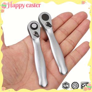 TEMU 2개입-2in 1 미니 래칫 스크루드라이버 렌치, 1/4인치 드라이브 소켓 퀵 렌치, 내구성 있는 크롬 바나듐 스틸로 제작, 작은 공간에 적합, 기계 작업, 산업용 핸드 도구, 조절 가능한 기능, 컴팩트 디자인, 정밀 도구, 고강도 재료, 소켓 렌치 세트, 퀵 릴리스 렌치, DIY 애호가, 홈 수리