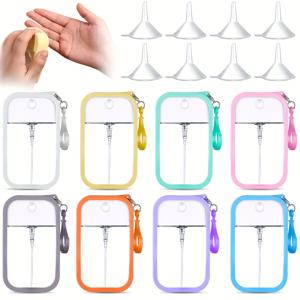 TEMU 8개입 여행용 리필 가능한 스프레이 병 50ml 휴대용 카드폰 디자인 빈 분무기