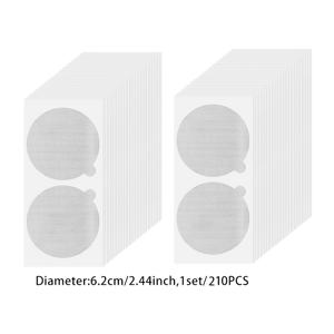 TEMU 40/110/210개 (수량 선택) - 내구성 강한 알루미늄 커피 캡슐 포일 커버 - 베르투오 호환, 재사용 가능한 리필 - 누출 방지 & 새것 유지 스티커 (40/110/210개입), 튼튼한 밀봉 필름
