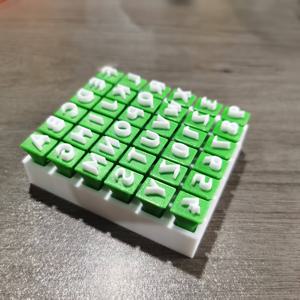 TEMU 대문자 및 소문자 문자 클레이 스탬프 1세트, DIY 수제 문자 몰드, 세라믹 클레이 문자 스탬프 세트