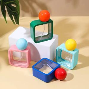 TEMU 여행용 향수 스프레이 병 4개 세트, 각 1.35온스 - 남녀 모두에게 적합한 누출 방지 및 리필 가능한 미니 스프레이 병 | PVC, 알코올 무첨가 | 핸드백 및 지갑에 적합