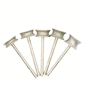 TEMU 구리 연마링 5개 세트, 오목 연마 헤드, 유리 연마기, 팔찌 제작 및 성형 작업, 연마 및 모따기 도구, 유리 가장자리에 적합