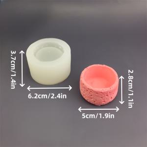 TEMU 컵 모양 실리콘 몰드 - 용암 텍스처 (대리석/점박이 디자인) - 유연하고 내구성 있는 재사용 가능한 레진, 석고, 캔들 만들기용 몰드 - DIY 공예 프로젝트, 비누 몰드, 도자기 및 왁스 컨테이너 제작 - 핸드메이드 선물 아이디어 도구, 점박이 패턴, 매끄러운 마감, 레진 아티스트용
