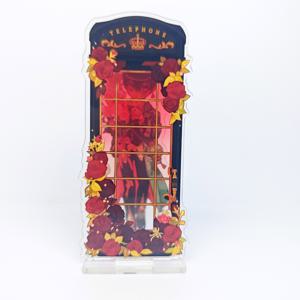 TEMU 2D 플랫 애니메 폰부스 캐릭터 아크릴 스탠드 - 생동감 넘치는 플로럴 디자인, 고품질 아크릴, 실내/야외 데스크 장식용, 전기 불필요 - 애니메 팬을 위한 완벽한 선물, 생일 & 휴일 선물, 애니메 액세서리, 홈 데코, 만화 테마, 핸드메이드 디자인, 컬렉터블 아이템, 카와이이 에스테틱, 마감, 장식 플라크, 2D 플랫