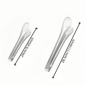 TEMU 스테인리스 스틸 이중 헤드 라인 방지 톱니 식품 포크, 다톱 페스타 포크, 버펫 및 뜨거운 음식용 페스타 포크, 바베큐 방지 핸들, 두꺼운 스테인리스 스틸 재질, 페스타, 고기, 야채, 바베큐, 버펫에 적합 - 가정 및 레스토랑 사용에 이상적인 선택, 바베큐 포크, 식품 서비스 장비, 광택된 표면, 미끄럼 방지 및 열 저항 설계