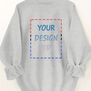 TEMU 개인화 가능한 여성용 캐주얼 스웨트셔츠 - 개인화된 텍스트 및 디자인, 통기성 있는 올 시즌 편안함, 라운드 넥, 결혼식, 파티, 팀 유니폼 및 기업 행사용 색상, 개인화된 의류, 간단한 디자인, 투명한 소재