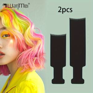 TEMU 재사용 가능한 이발칼날 헤어 염색 보드 - 가정용 살롱 헤어 염색 도구, 대형 & 중형 사이즈, 세그먼트 , 전기 불필요, 내구성 있는 구조, 쉬운 그립 디자인, 살롱 장비, 헤어 염색 키트