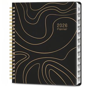 TEMU 2026 달력 북, 플래너, 노트북, 일정 계획, 시간 관리, 합성 보석 작업 기록 종이 플래너