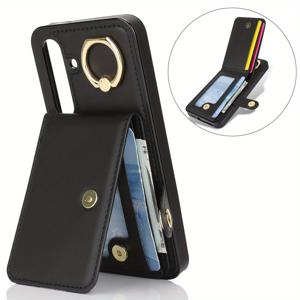 TEMU 갤럭시 S25 / S24 플러스 / S23 FE / S22 울트라 / 노트 20 울트라 5G용 지갑형 휴대폰 케이스, 카드 슬롯 디자인의 플립 커버 스타일 충격 방지 보호, 갤럭시 A56 / A55 / A54 / A53 / A16 / A15 / A14용|카드지갑|지갑|S22케이스