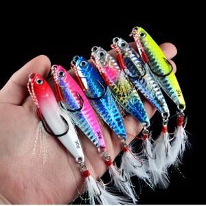 TEMU 6개 투자용 철판 납 미끼 담수 해양 낚시 베스 루어 시퀸 싱킹 루어