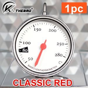 TEMU 1개 KT THERMO 오븐 온도계 - 360° 회전 후크, 삼각형 베이스가 있는 헤비듀티 상업용 주방 온도계 - 배터리 불필요, 스테인리스 스틸 - 대형 다이얼 (50-280°C) - 가정 및 전문 주방에 이상적인 과학적 온도계