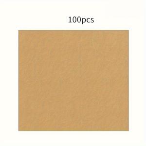 TEMU 100개 대형 8x8인치 무독성, 화학물질 프리 - 오일바스켓 호환 - 헤비듀티 베이킹 & 튀김용 쿠키 시트 - 가정 및 전문 주방에 이상적