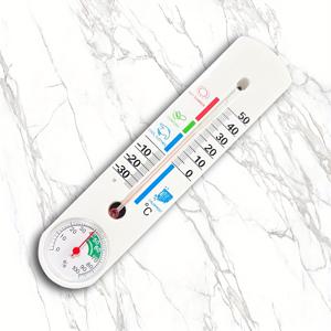 TEMU 실내외 사용을 위한 새로운 벽걸이형 온도계. 물리 온도 및 습도 감지 기능이 특징이며, 파티오, 정원, 가정, 사무실, 창고, 온실 및 와인창고에 적합합니다. 전기 및 수은 없이 작동합니다.