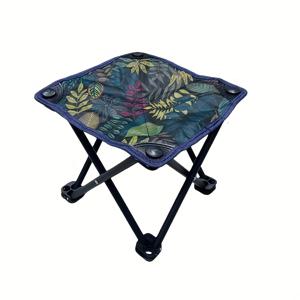 TEMU 1개 경량 접이식 캠핑 의자 어른용 발받침대 포함 - 인체공학적 철 합금 프레임, 휴대용 접이식 디자인, 낚시 및 하이킹용 야외 활동, 캐리백 포함, 견고한 구조의 접이식 캠핑 의자