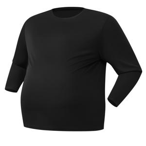 TEMU 남성용 플러스 사이즈 속건성 긴팔 티셔츠 - 가볍고 통기성 좋은 러닝 셔츠, 러닝, 낚시, 사이클링 등 피트니스 및 야외 활동에 적합. 캐주얼 스포츠웨어, 플러스 사이즈, 라지 사이즈.