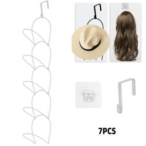 TEMU 7/14개 모자 & 가발 걸이 스탠드 정리대, 공간 절약형 가발 보관 선반, 넥타이 및 스카프용|스탠드옷걸이