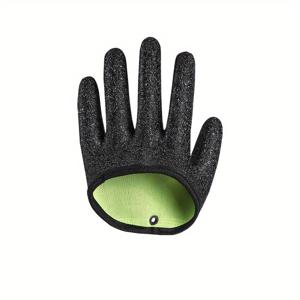 TEMU 숨쉬기 좋은 미끄럼 방지 라텍스 소재로 제작된 낚시 장갑 한 쌍입니다. 물고기가 탈출하는 것을 방지하기 위해 설계되었습니다. 빠른 착용 및 제거를 보장하는 강력한 자석 버클이 특징이며 안전성과 편안함을 제공합니다. 내구성이 뛰어나고 내마모성이 뛰어납니다.