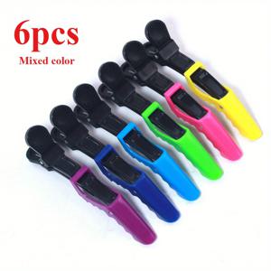 TEMU 6개입. 이 두색 크로커다일 모양 헤어핀은 전문가용 헤어살론에서 제품과 같은 품질을 자랑합니다. 이 헤어핀은 특별히 디자인되었으며, 안정적이고 미끄럼 방지 손잡이가 있어 다양한 헤어스타일 요구에 적합합니다