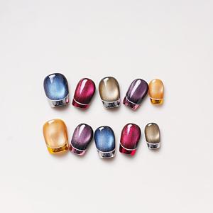 TEMU 10개입 핸드메이드 네일, 고품질, 탈부착 가능, 핸드프레스, 내구성 강한 네일, 숏 피오나 팡, 프렌치 , 오렌지, 퍼플, 블루, 실버리 후크 엣지, 블루밍, 휴가, 여가, 업무용, 여성 선물용